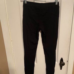 Express black leggings with zipper on both ankle